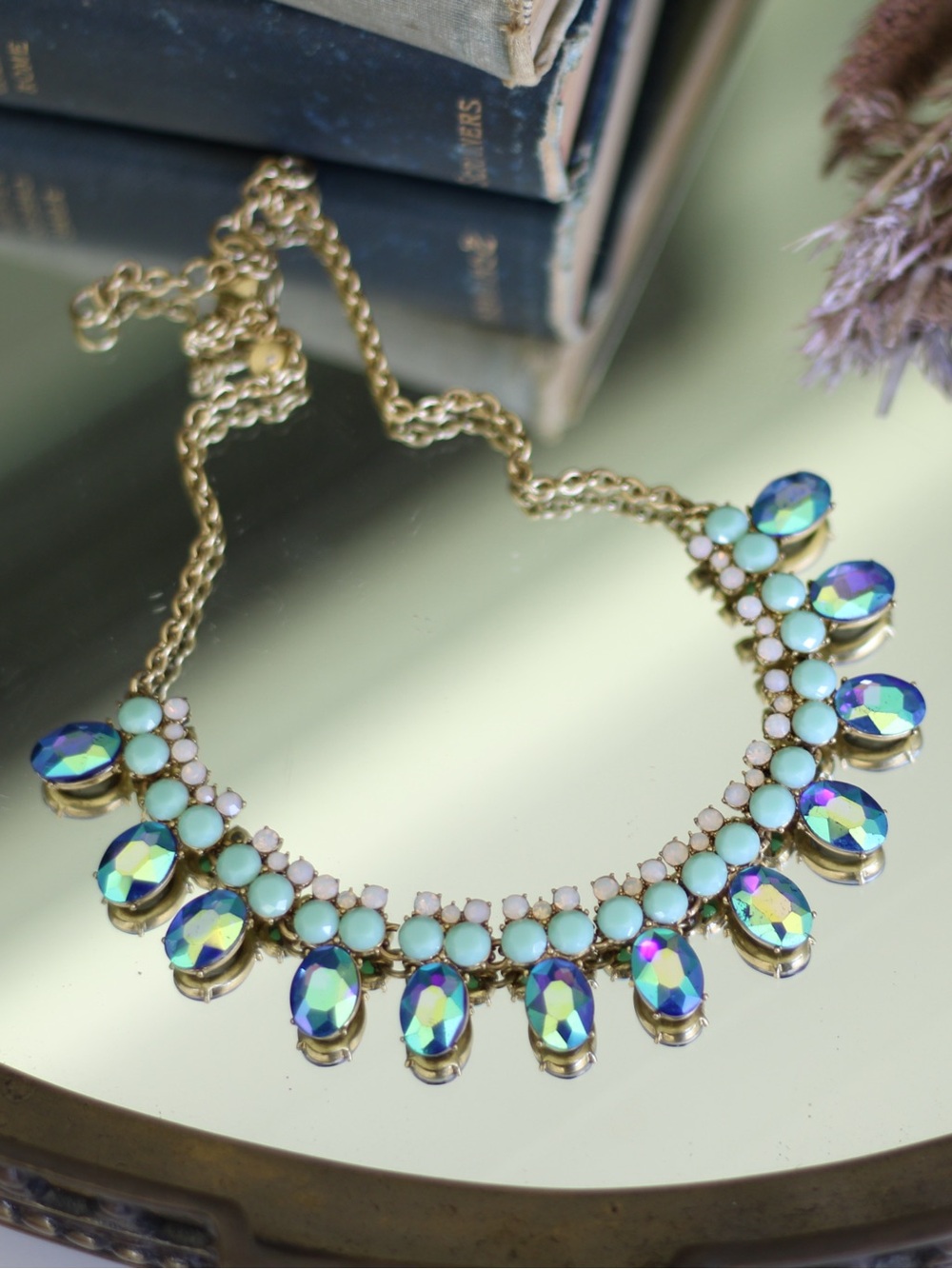 J. Crew | Iridescent Statement Necklace